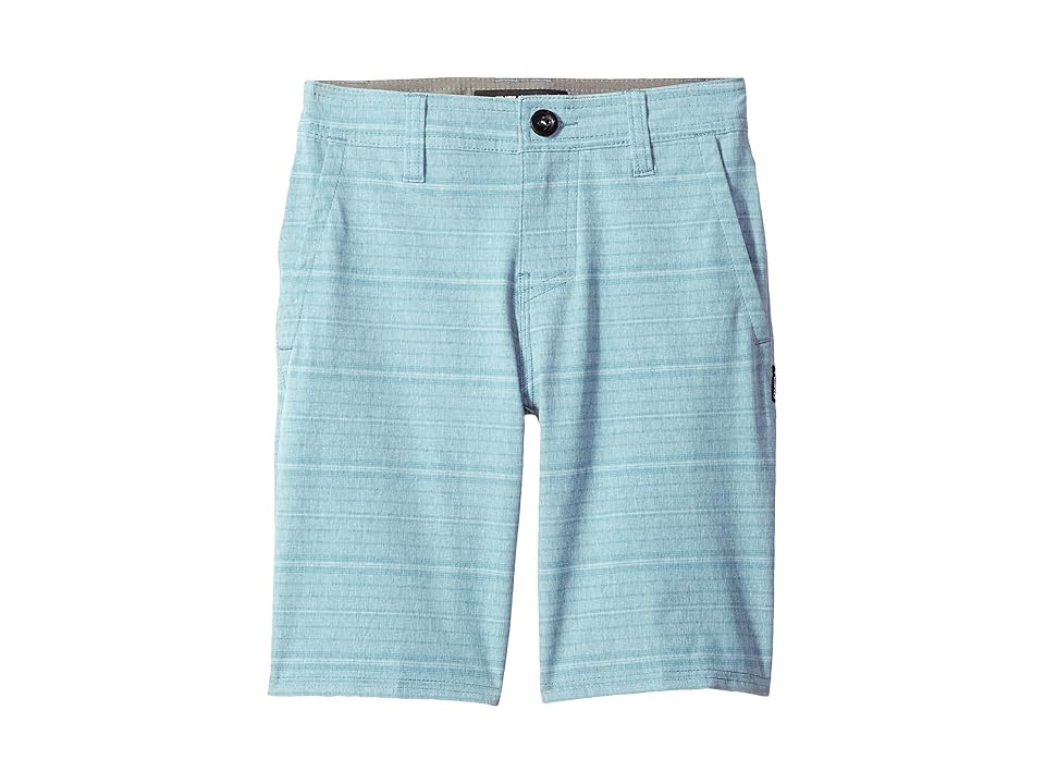 

O'Neill Kids Locked Stripe Hybrid Shorts (Big Kids) (Deep Teal) Boy's Shorts, Green