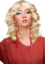 WIG ME UP - 61842-P88 Karneval Fasching Perücke voluminös Blond Hellblond Engel Angel Christkind Mittelscheitel