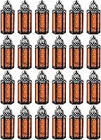 Vista 25 de VELA LANTERNS Farol portavelas decorativo, marroquí, gótico, morado, de 10.5 pulgadas, para mesa o colgar, decoración de Ramadán, decoración