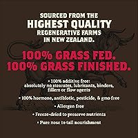 Vista 4 de Heart & Soil Matriz ósea alimentada con pasto apoya la salud, la fuerza y la flexibilidad de los huesos y las articulaciones (180 cápsulas)