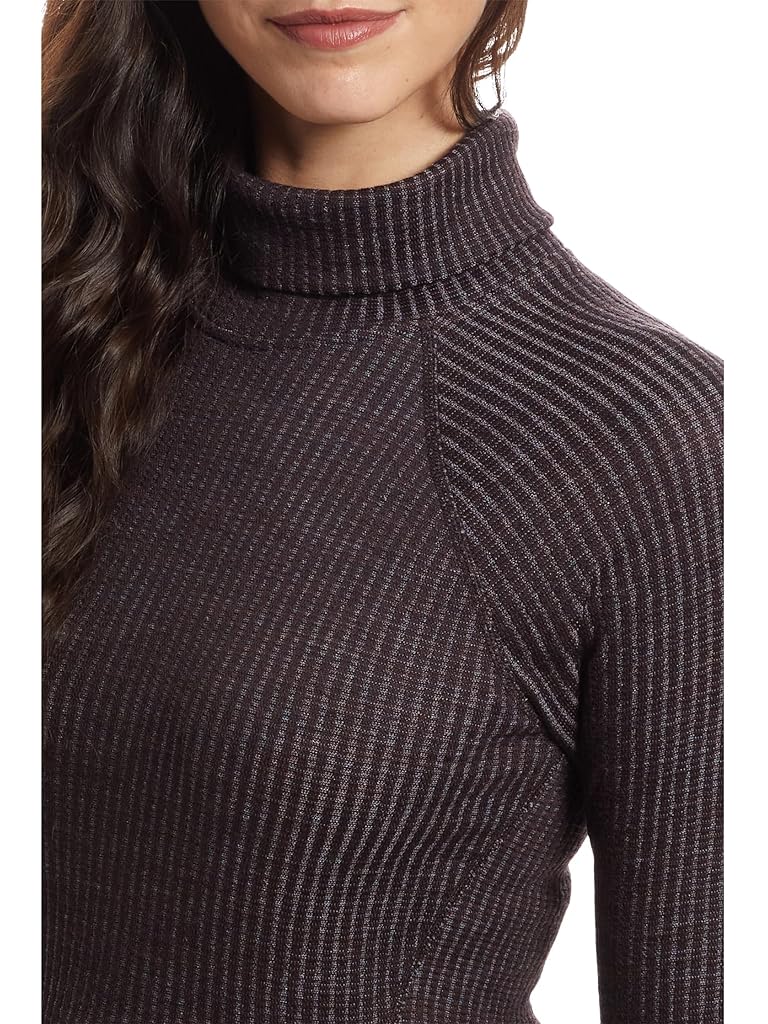 Black Smartwool Thermal Merino Rib Turtleneck