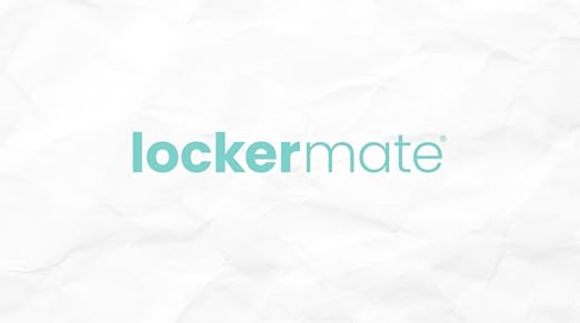 LockerMate Stackable Locker Shelf Organizer Extra Tall 12" Black Standard Size