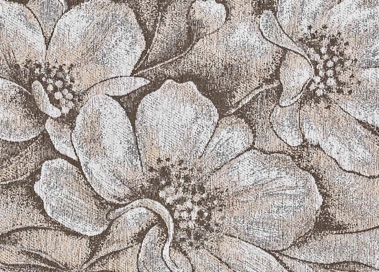 BIANCHERIAWEB Tapis de salon en velours antidérapant motif Asturia By Suardi 85 x 150 cm taupe