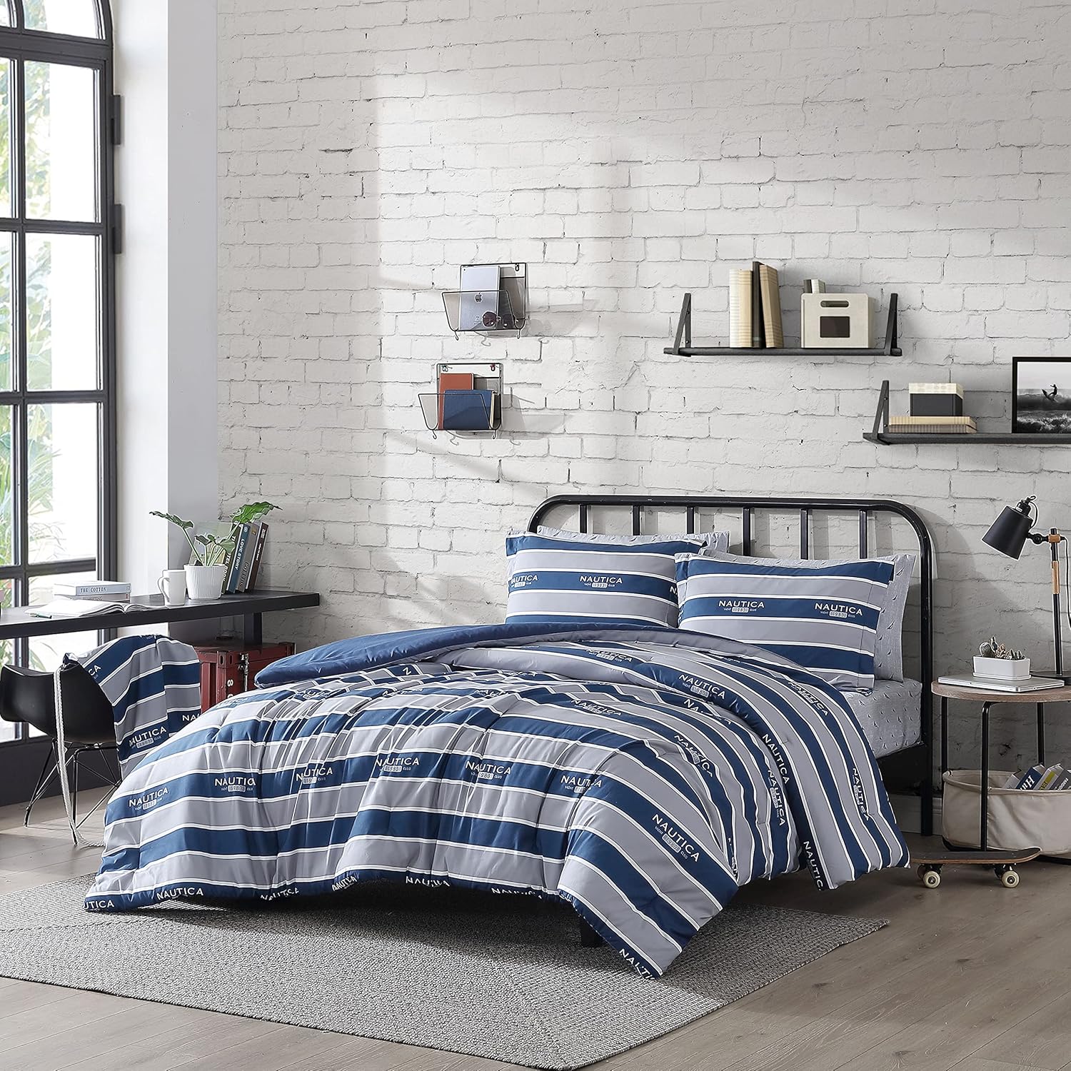 Nautica Twin XL Bed Set, Reversible Comforter Set