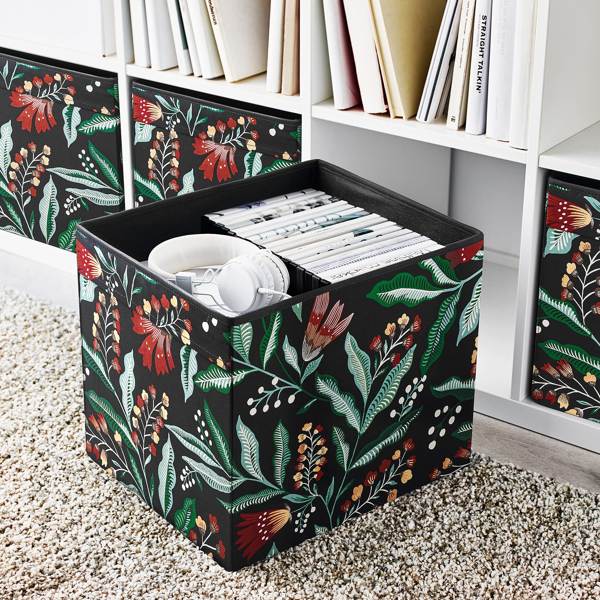 Ikea DRÖNA Box 33 x 38 x 33 cm Black/Multi-Coloured Home & Kitchen