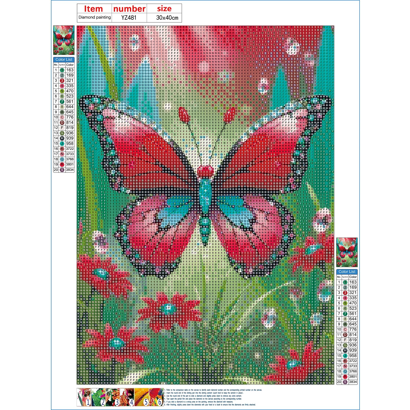 Diy Diamond Painting Kit Complet,Ailes De Licorne 5D Peinture Diamant