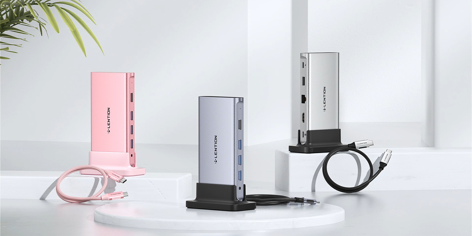 【新品】LentionUniversal Docking Station D53 Amazon.com: LENTION USB C Docking Station with 100W PD, 4K HDMI