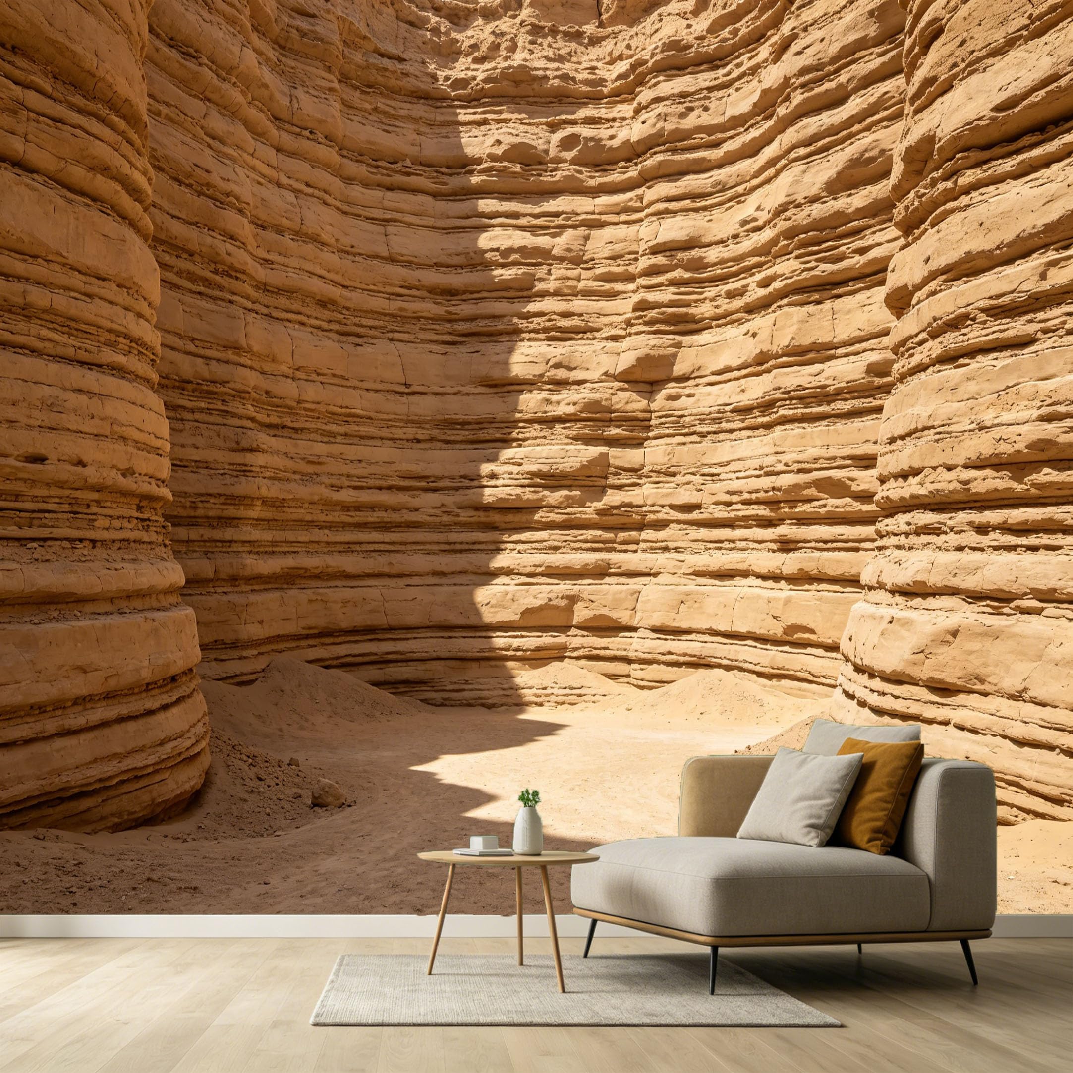 Custom Size Wall Murals Desert Canyon Landscape Textured Rock Formations SelfAdhesive Wall Fabric Removable Large Wallpaper for Photo Living Room Interior Decor