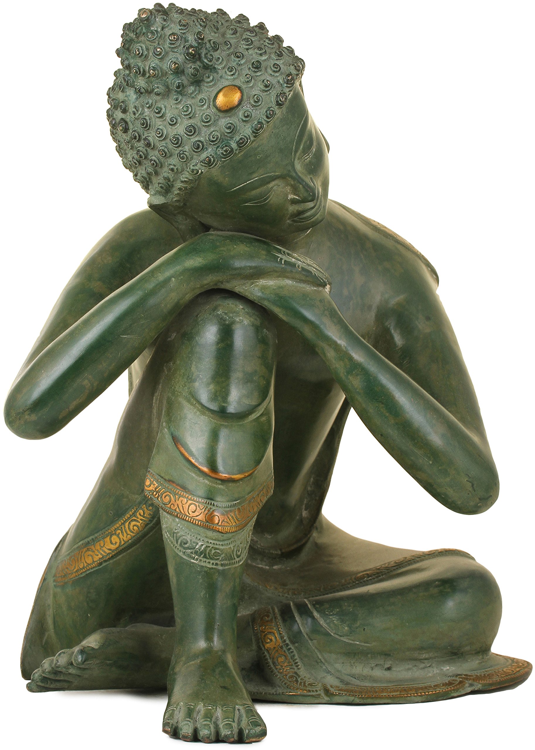 インド　真鍮像　アンティーク 真鍮ガネーシャ像＜真鍮工芸品＜(有)アート・インターナショナル