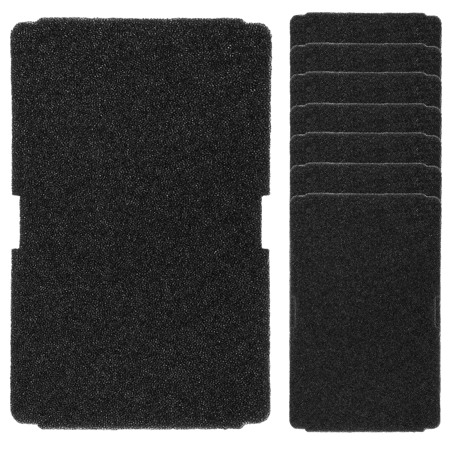 QWORK® Gąbka filtrująca do suszarki bębnowej, 240 x 155 x 11 mm, filtry do suszarki bębnowej, kompatybilna z Beko Grundig Blomberg ElektraBregenz 2964840100