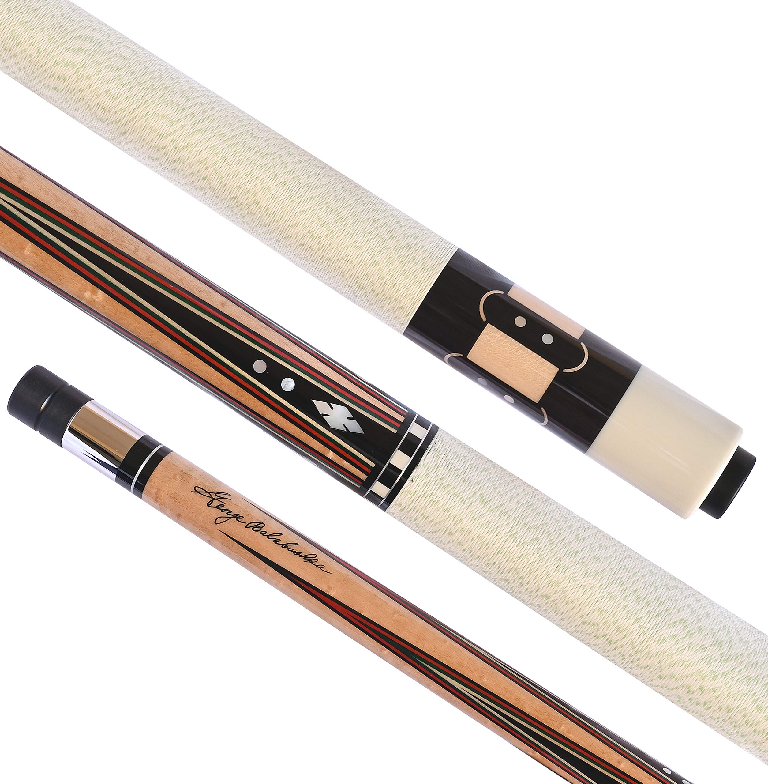 Balabushka GBBS Era Cue: The Burton Spain era of cues was The First to Feature Decorative Rings Above The wrap which Later Became Known as “Bushka” Rings.