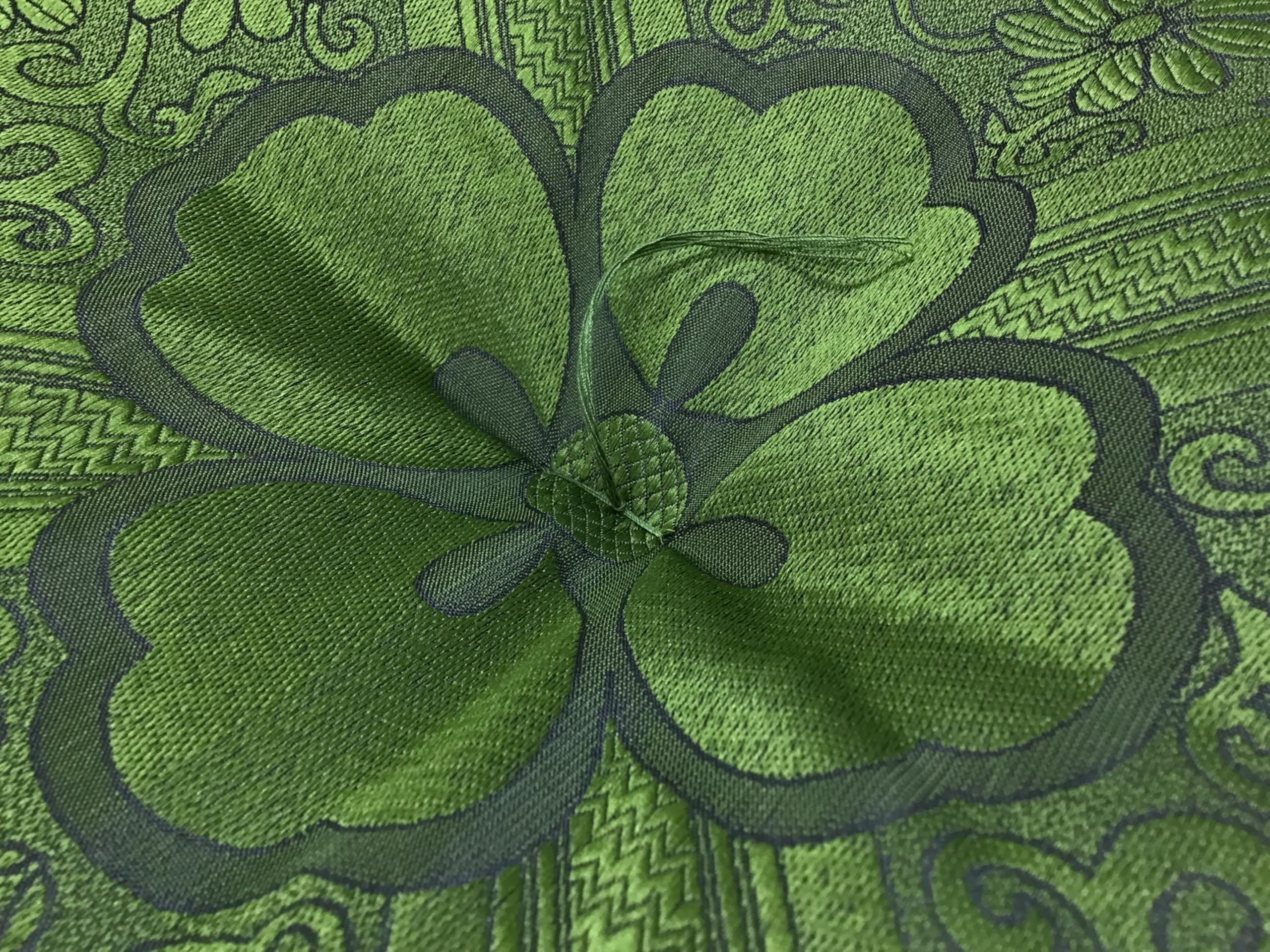 Amazon.co.jp: 座布団 ふくれ 59×63cm 八端判 グリーン 緑 5枚組 日本