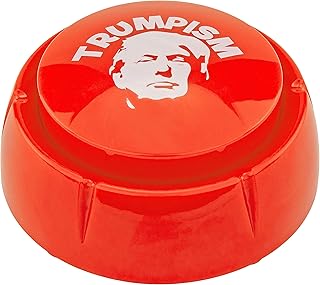 Fairly Odd Novelties TrumpedUp Trumpism Sound Button, 7 Sayings Funny Donald Trump Political Humor Gift
