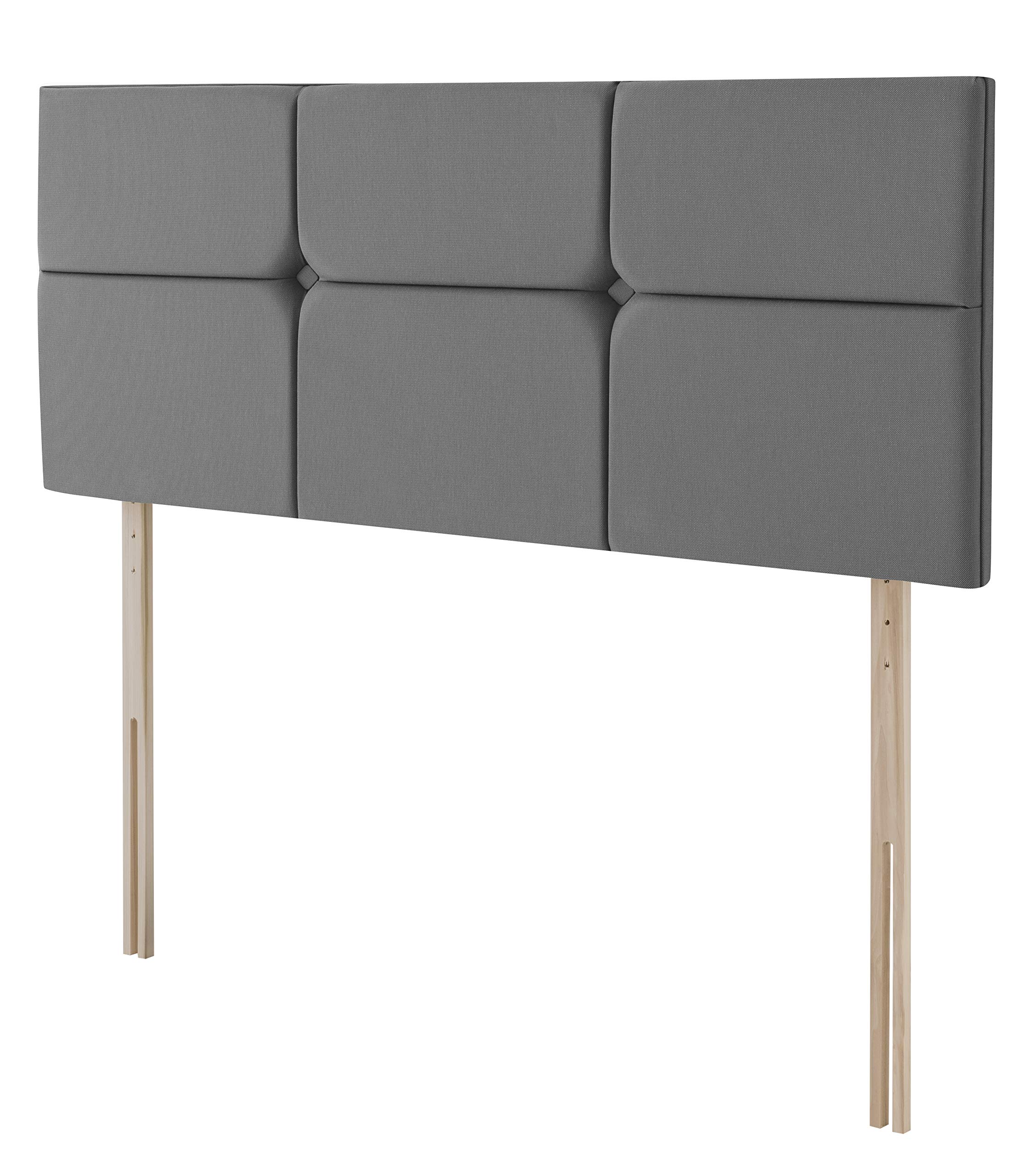 Silentnight Castello Headboard, Slate Grey, Double