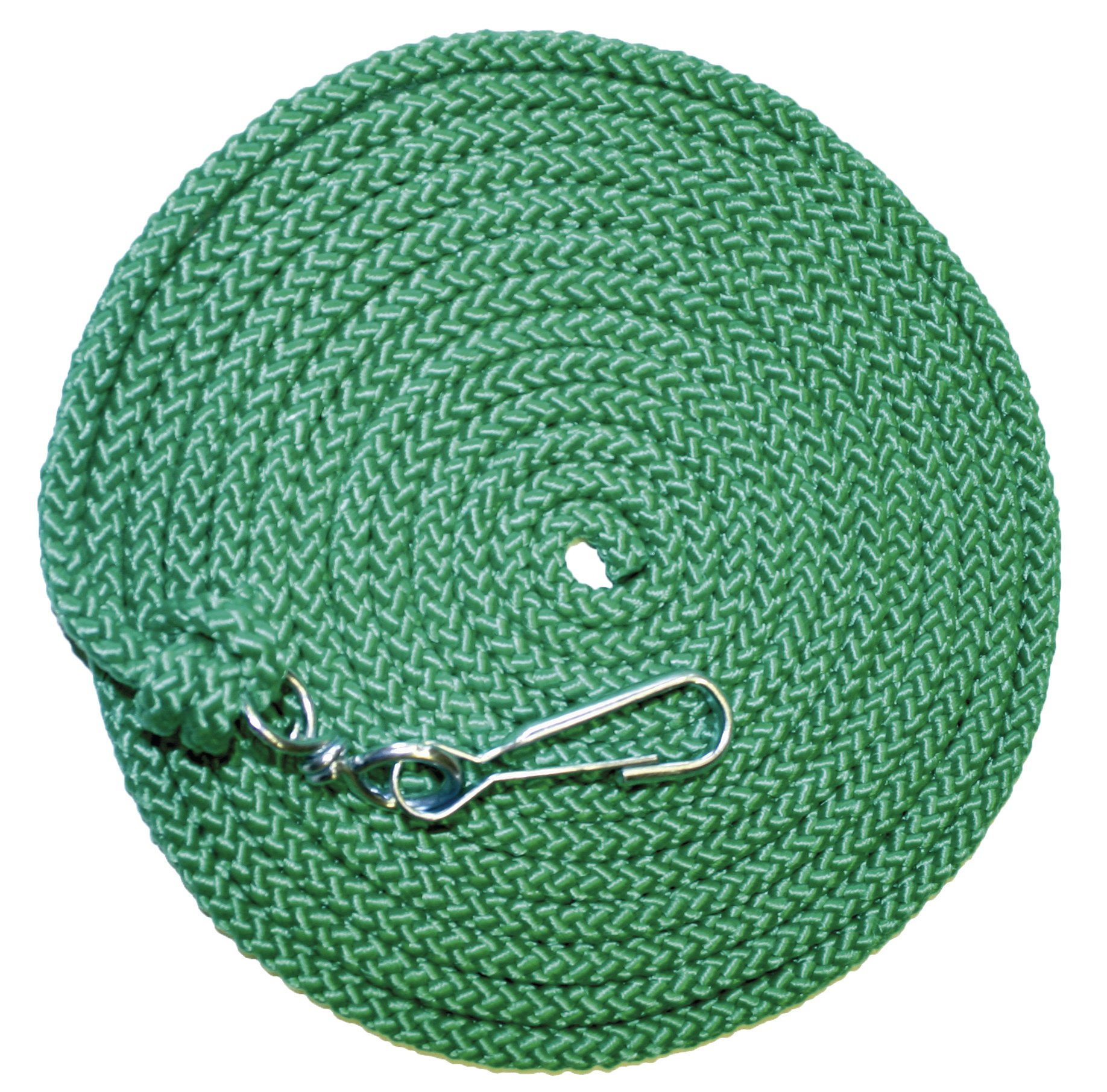 Corda per saltare XXL 5 m con moschettone e girevole – Corda per saltare in nylon resistente Ø 8 mm per bambini e gruppi – ideale per il fissaggio di recinzione e divertimento all'aperto