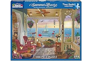 White Mountain Puzzles Summer Breeze: Enchanting Summer Fun in 1000 Pieces