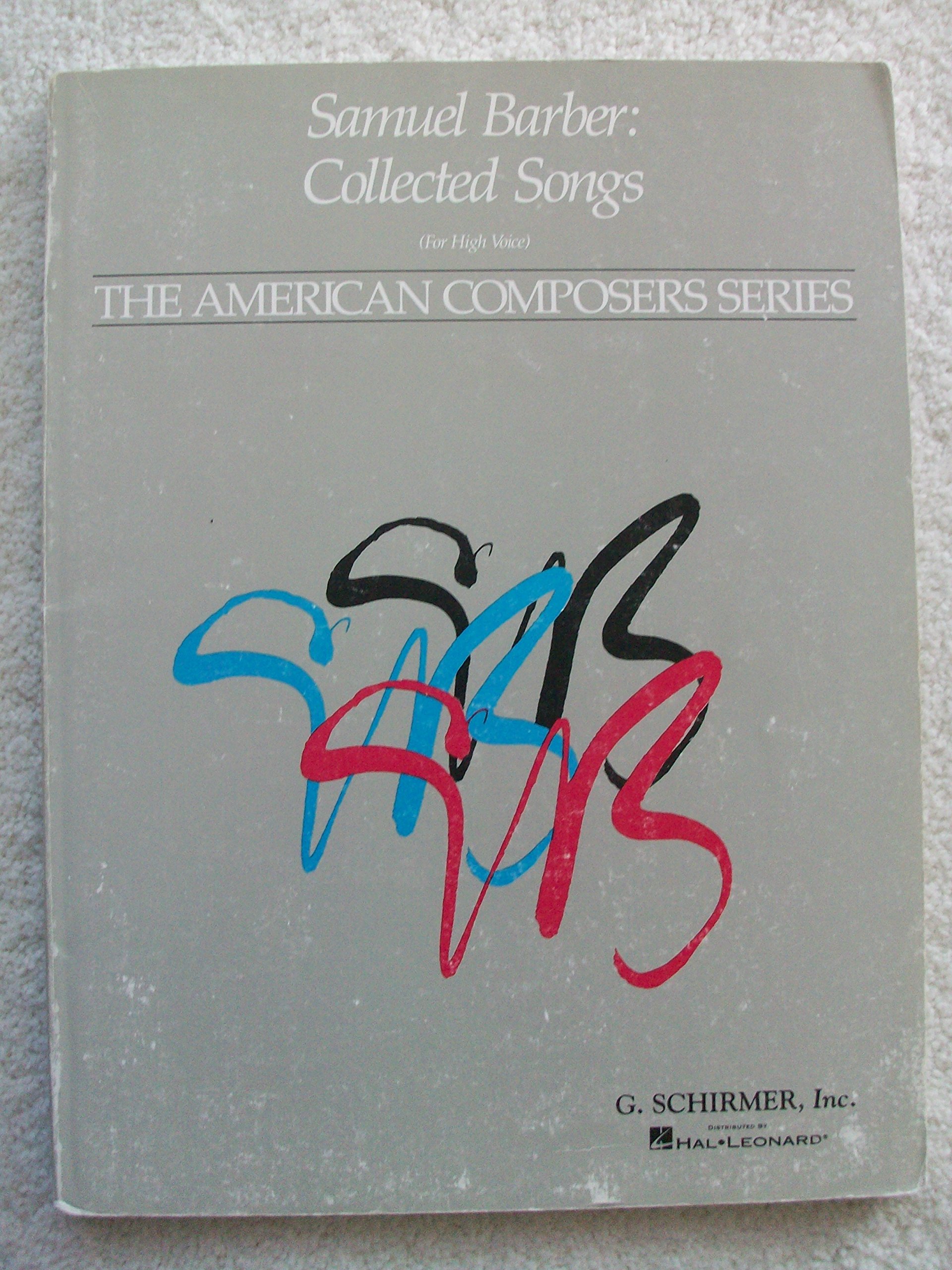 Collected Songs. Gesang Hoch, Klavier