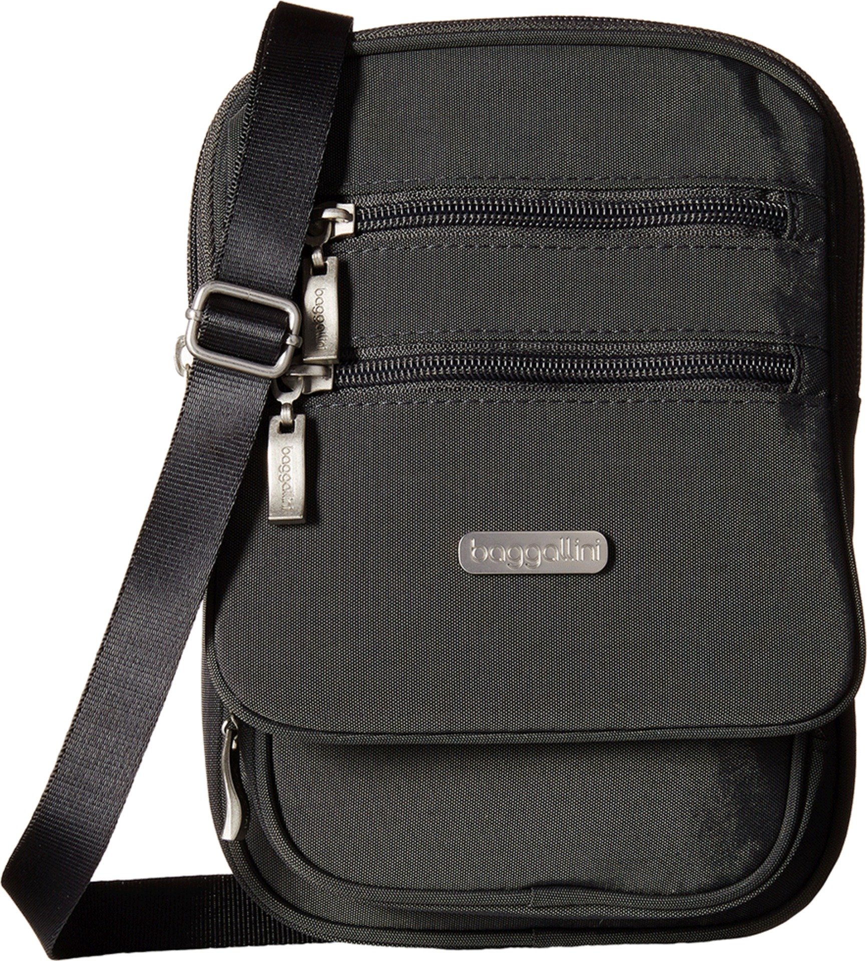 Baggallini Womens JOU878 Baggallini RFID Journey Crossbody Cross Body Gray Size: One Size