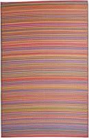 Vista 14 de Fab Habitat - Tapete de plástico reciclado para exteriores, impermeable, resistente a la decoloración y a las arrugas, a rayas, para patio, terraza