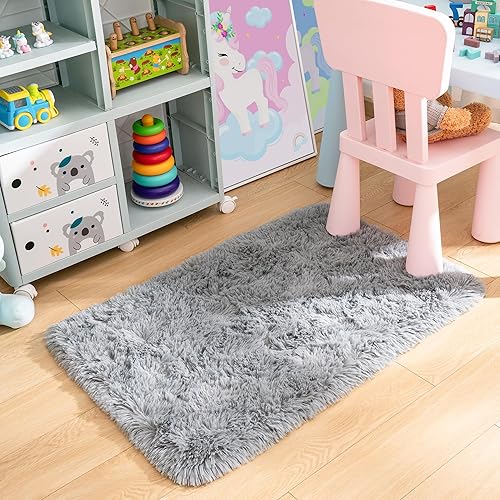 Miniatura 115 de Rostyle - Alfombras suaves y esponjosas para el dormitorio, sala de estar, alfombras peludas, alfombra de Navidad para niñas, niños, alfombras