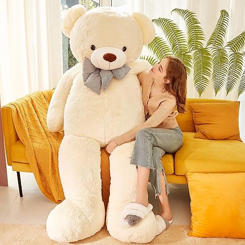 Miniatura 29 de IKASA Oso de peluche gigante (marrón, 70 pulgadas) Marrón,Rosa,Blanco,Negro,Morado,https:/ www.Yaxa/dp/undefined