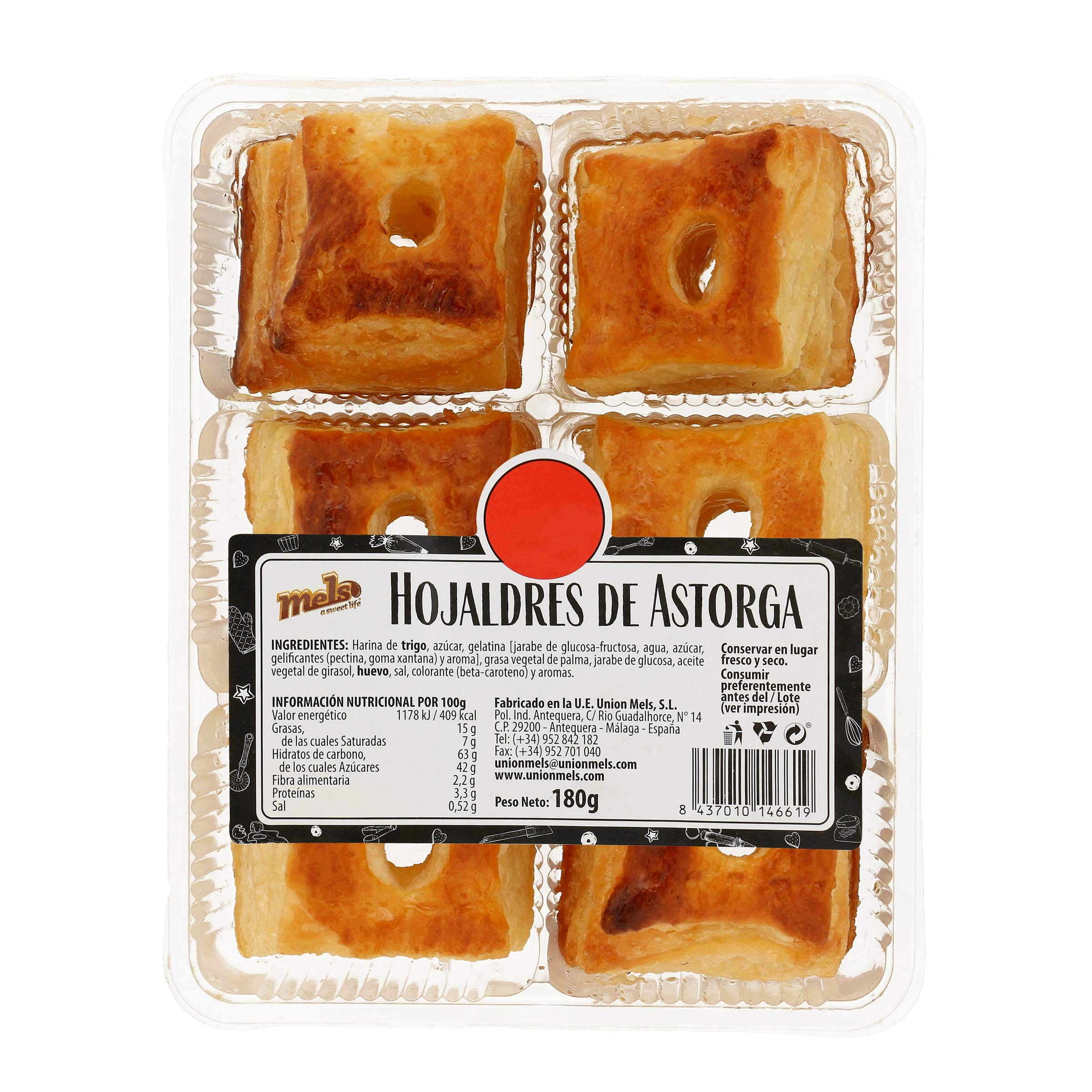 MELS hojaldre de Astorga paquete 180 gr