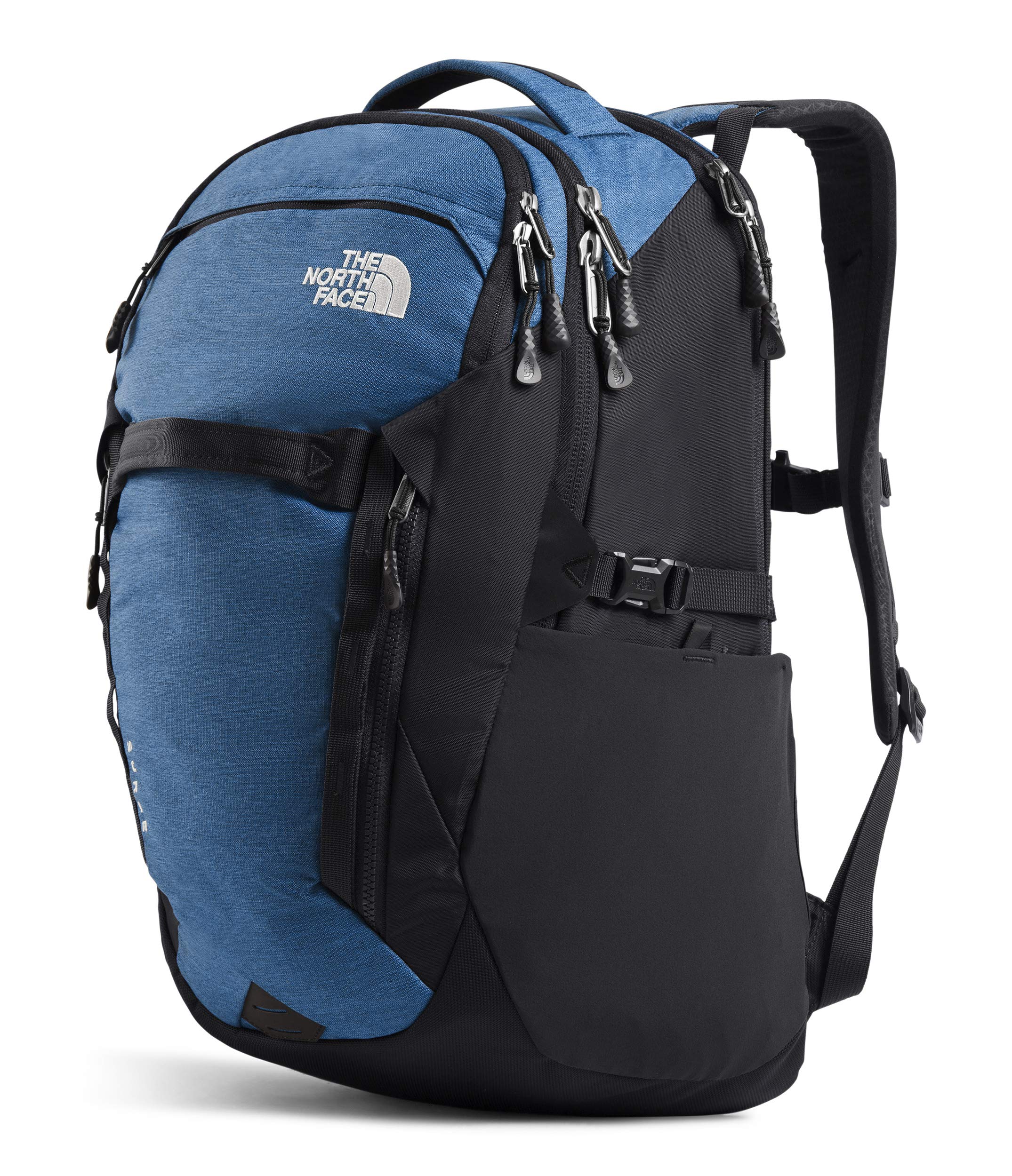north face surge backpack blue