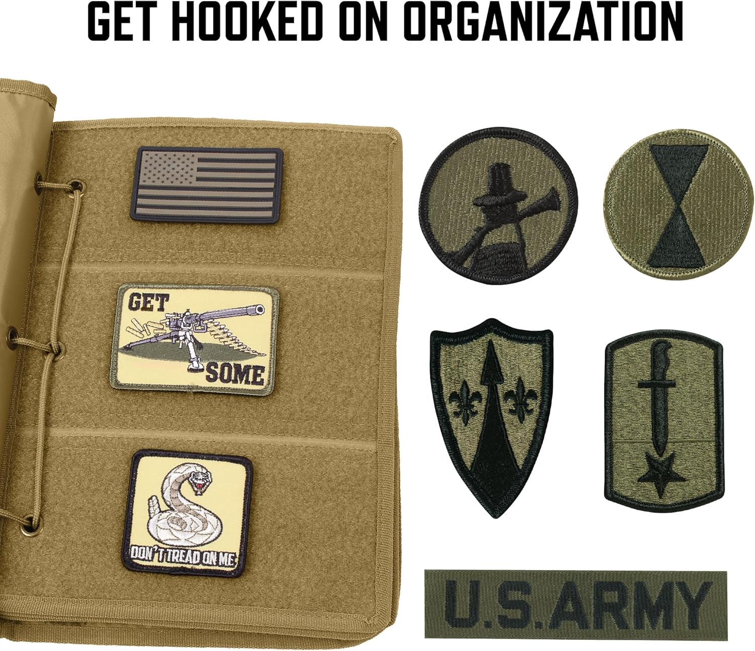 Rothco Hook & Loop Patch Book - Organize Your Collection of Patches with Ease - 8 1/2 x 11 3/6