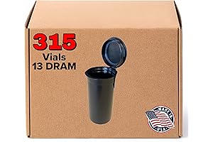 evo pro 315 Black Vials - Medical Grade BPA Free 13cc Plastic Vial