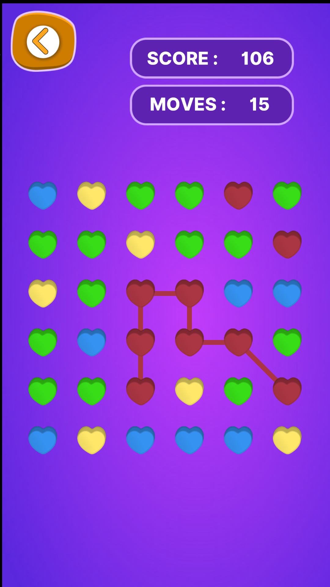 Heart Stack Game Connect Hearts Puzzle Challenge Game: Heart Link Game - App on Amazon ...