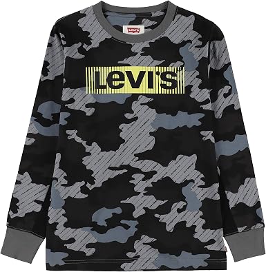 Long Sleeve Box Tab Graphic T-Shirt 