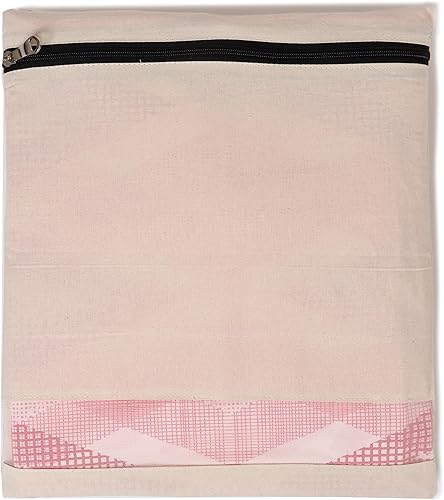 Miniatura 9 de Mayatra's - Bolsas de almacenamiento de sari orgánico, organizador de armario 100% algodón para almacenamiento, bolsa de sari para almacenamiento de