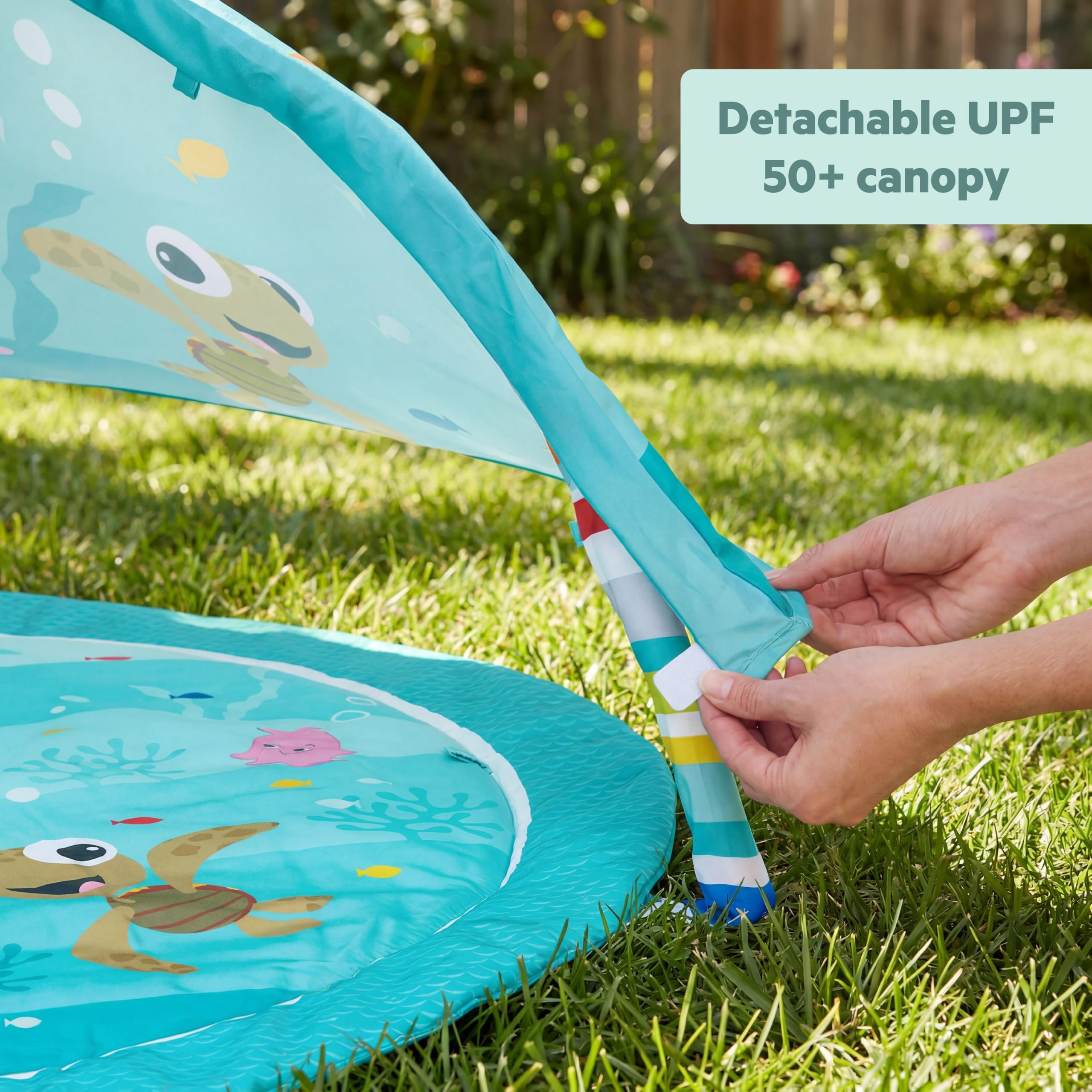 Disney Baby Finding Nemo POP 'N Wiggle klappbares Spielbogen mit Spielzeugstange, Indoor/Outdoor, ab Neugeborenem