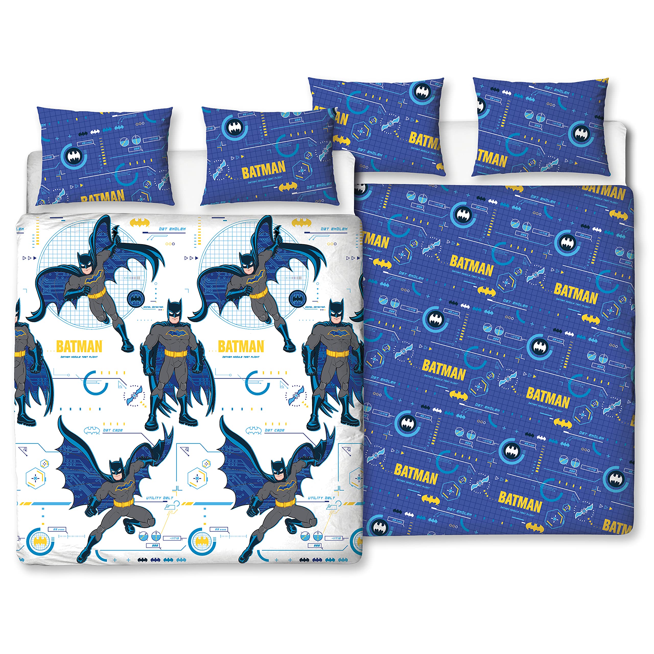 LEGO Batman Single Bedding Set Reversible Duvet Cover DC Superheroes Challenge - Foto 9
