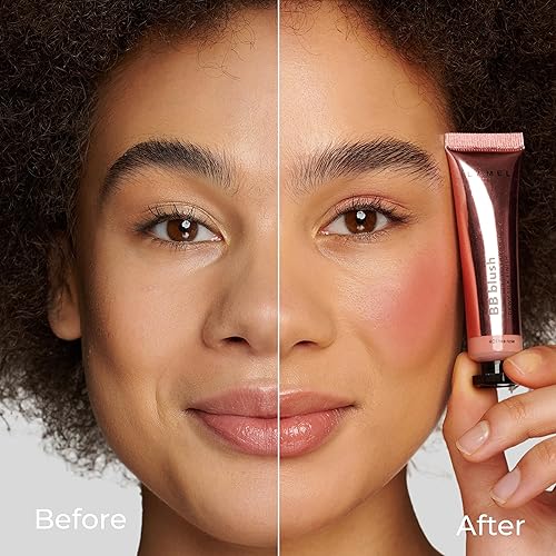 Miniatura 4 de BB Blush - Maquillaje para mejillas, rubor líquido ligero, contorno de crema mezclable para acabado nude, rosa de té, 0.3 fl oz0.33 onzas líquidas