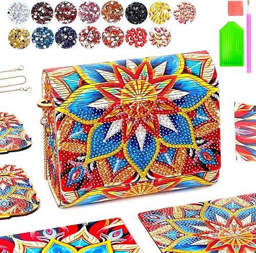 Micaracy Kits de arte de diamantes de madera para niños de 4 a 12 años regalos para niñas de 8 a 12 años de edad, juego de manualidades de pintura