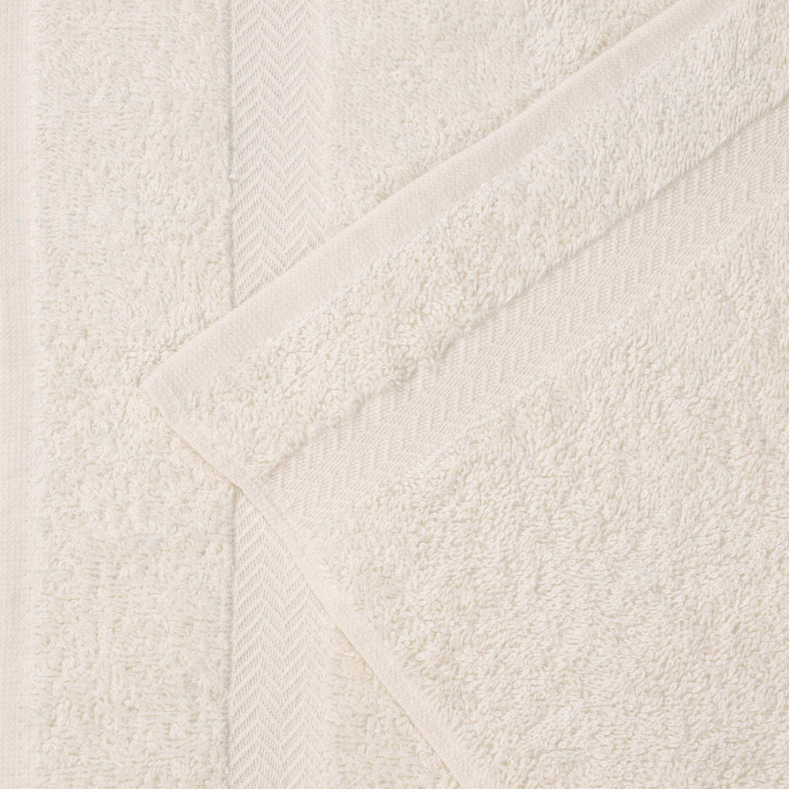 Superior Franklin, Set di 6 asciugamani in cotone, peso medio per bagno, doccia, spa, asciugatura rapida, essenziali per la casa, include 2 asciugamani per il viso/salviette, 2 asciugamani per le