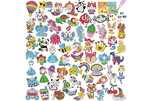 ACSAUMMY Animal Diamond Arts Paintings Stickers Kits for Kids