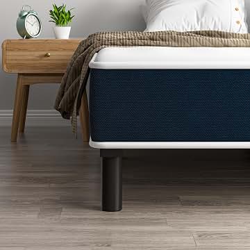 Ensemble MEDICALTEX Sommier + Matelas 120x190 cm | Hauteur 20cm | Mousse Polyuréthane | 4 Pieds | Confort mi-ferme - Maison Ensemble MEDICALTEX Sommier + Matelas 120x190 cm | Hauteur 20cm | Mousse Polyuréthane | 4 Pieds | Confort mi-ferme - Maison