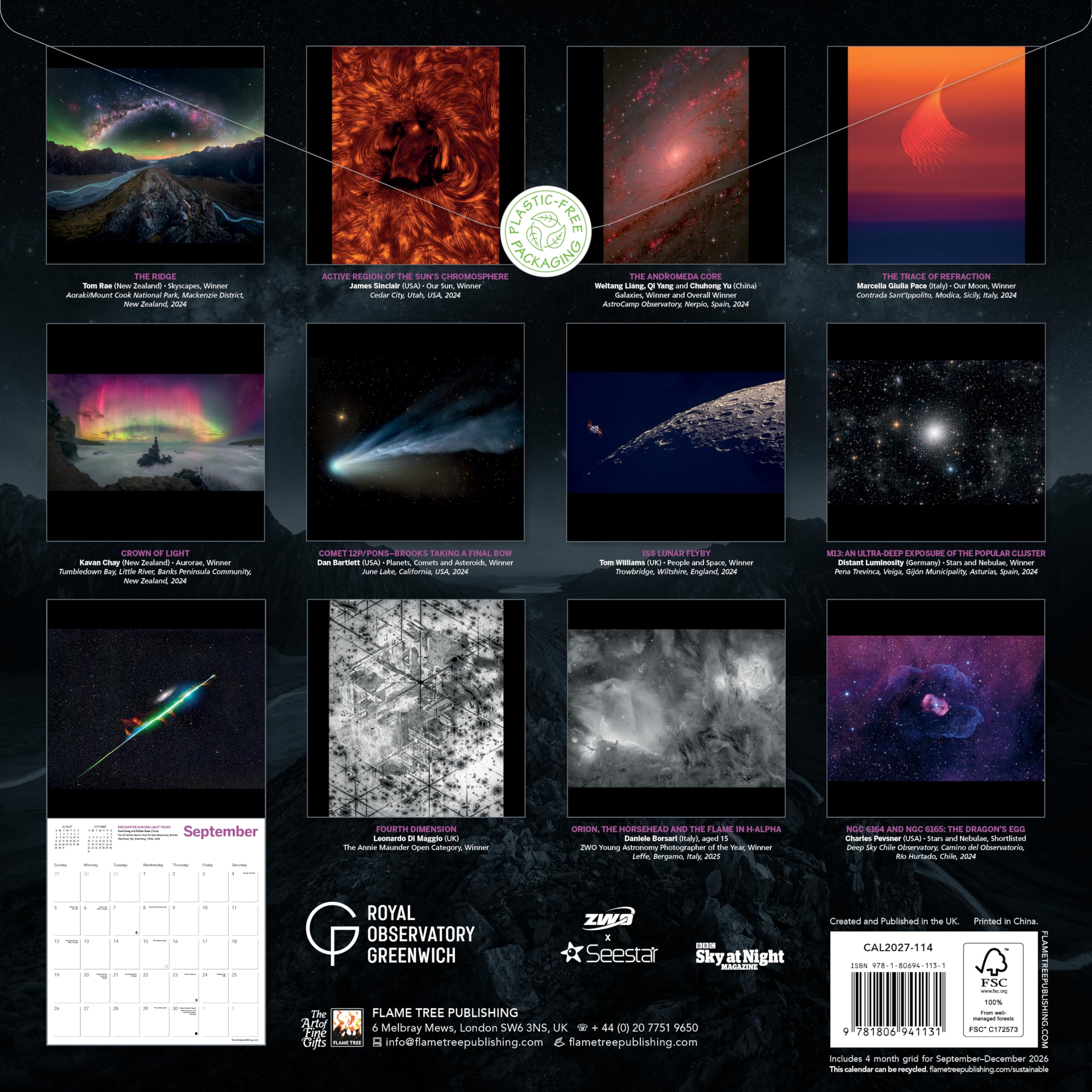 Astronomy Photographer of the Year - Astronomie Fotograf des Jahres 2027 - Original Flame Tree Publishing-Kalender [Kalender]: Original Flame Tree Publishing-Kalender [Kalender]