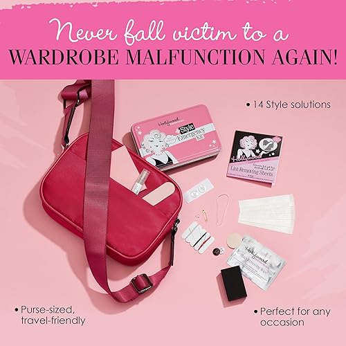 Miniatura 2 de Hollywood Fashion Secrets Kit de emergencia de estilo, tu salvador de armario compacto y sobre la marcha, juego de 14 piezas