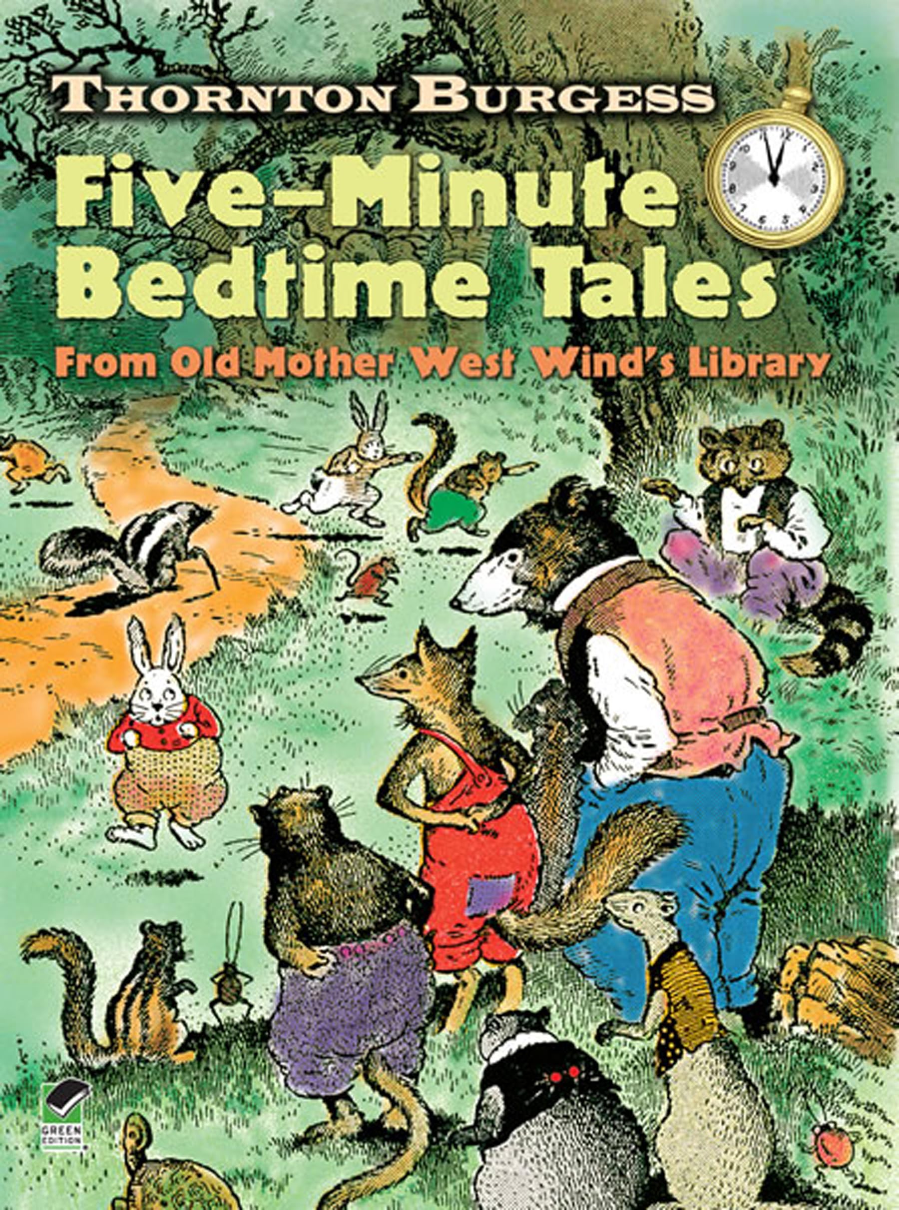 Thornton Burgess Five-Minute Bedtime Tales: From Old Mother West Wind's Library (Dover Children's Classics)