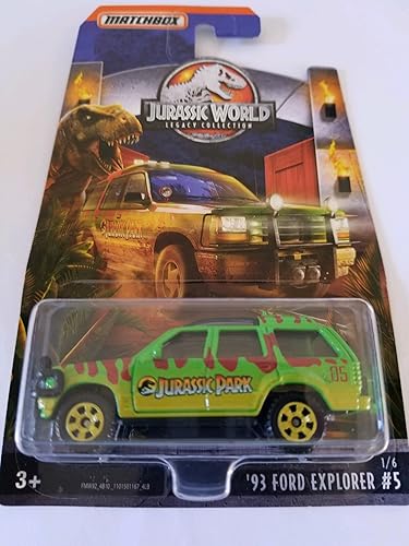 Miniatura 1 de Colección Matchbox Jurassic World Legacy 2018, edición limitada – Ford Explorer '93