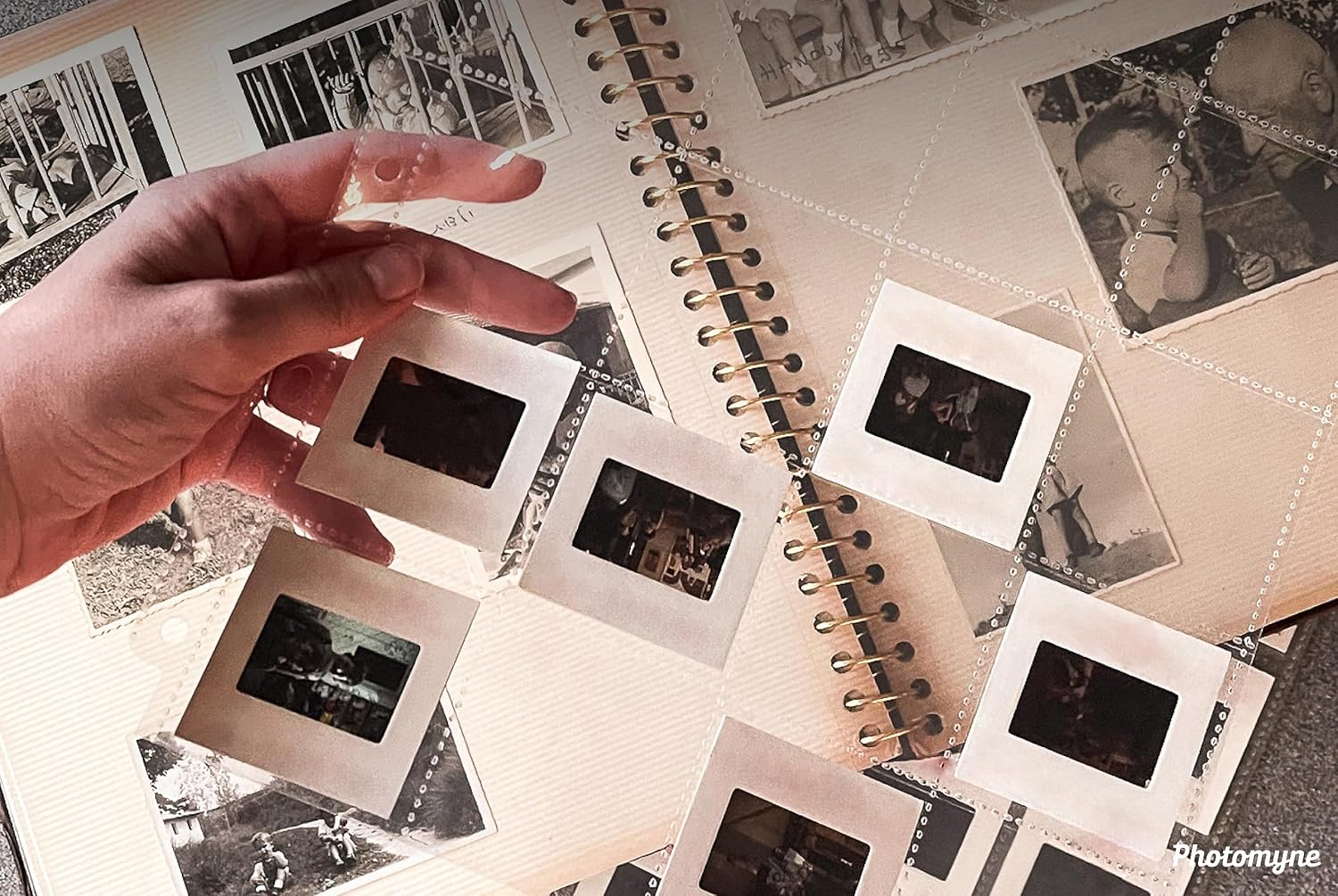 Photomyne Protective Photo Page | Holds 20 35mm Slides - 10 Pages Pack (200 Slides) - Clear Preservers image 7 of 7 B0CCW4JVXV