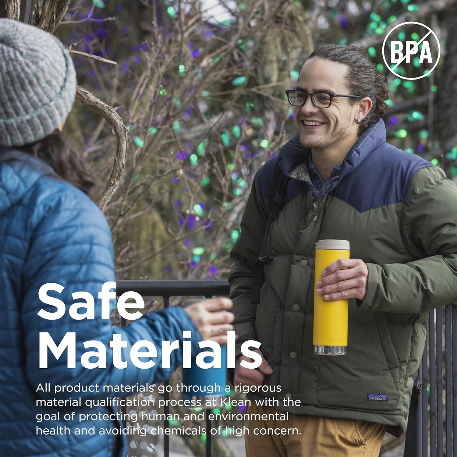 Klean Kanteen 20oz TKWide Insulated Coffee Tumbler with Café Cap - Sunset - Image 6