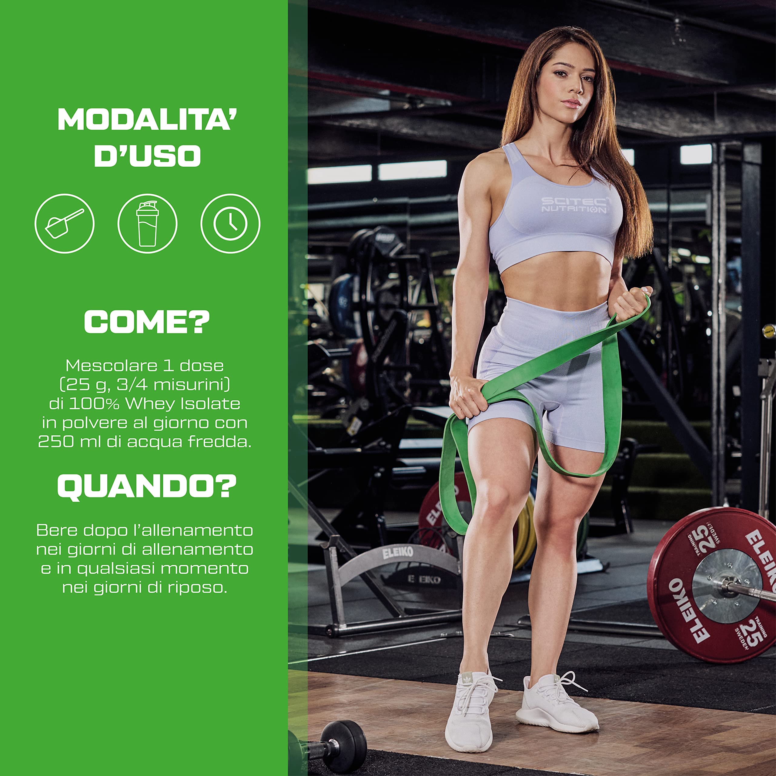 Scitec Nutrition 100% Whey Isolate - Puro potere proteico con BCAA - Glutammina e Arginina - Formula senza zucchero e senza glutine, 700 g, Cioccolato