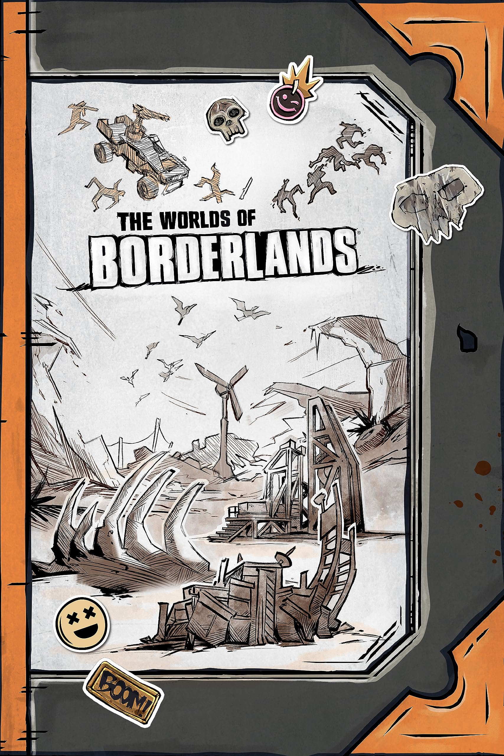 The Worlds of Borderlands artbook en anglais pour collectionneurs et fans