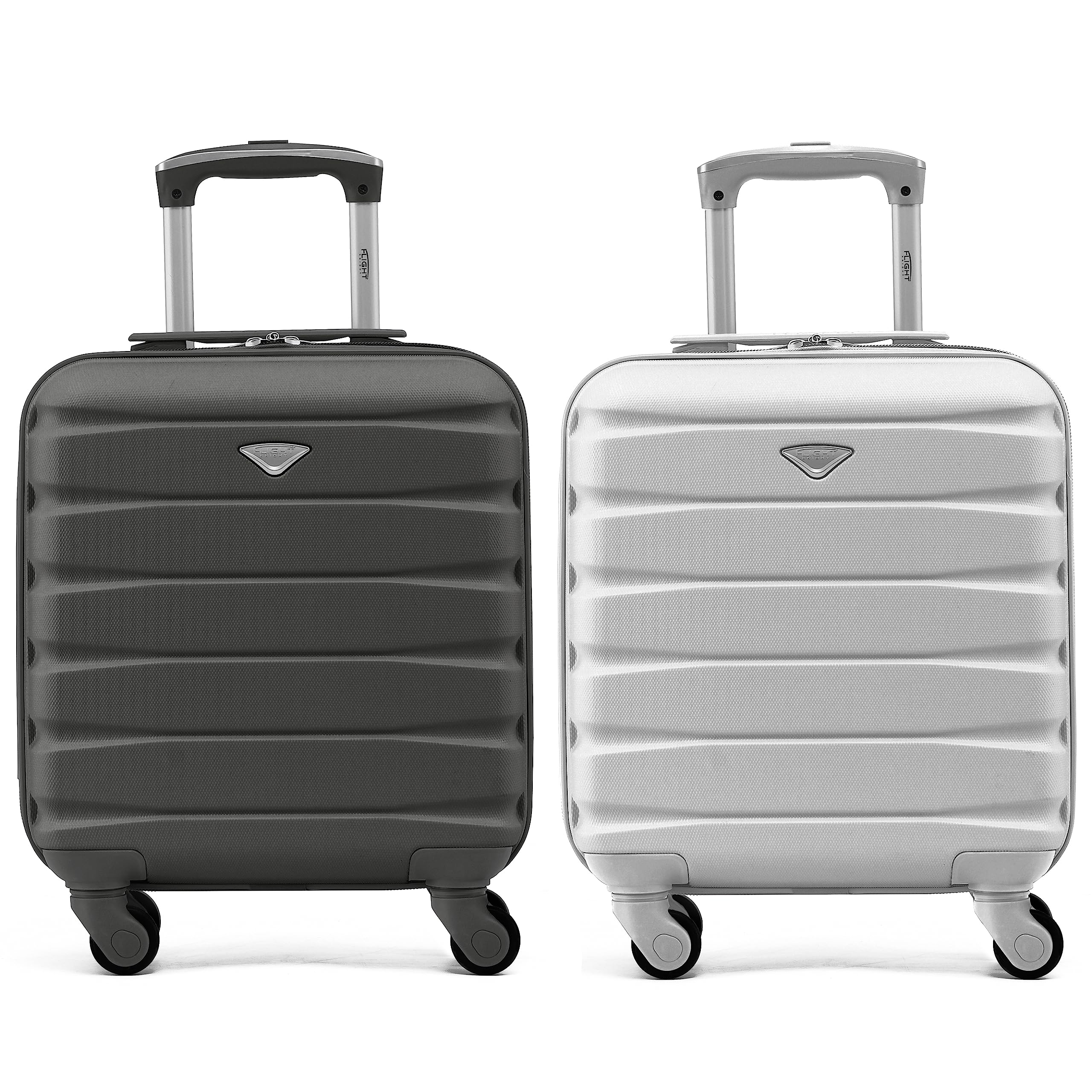 Flight Knight Suitcase Set of 2 Lightweight 4 Wheel ABS Hard Case Cabin Carry On Hand Luggage Approved for Over 100 Airlines Including easyJet, British Airways, Ryanair & Many More 55x35x20cm — view 190