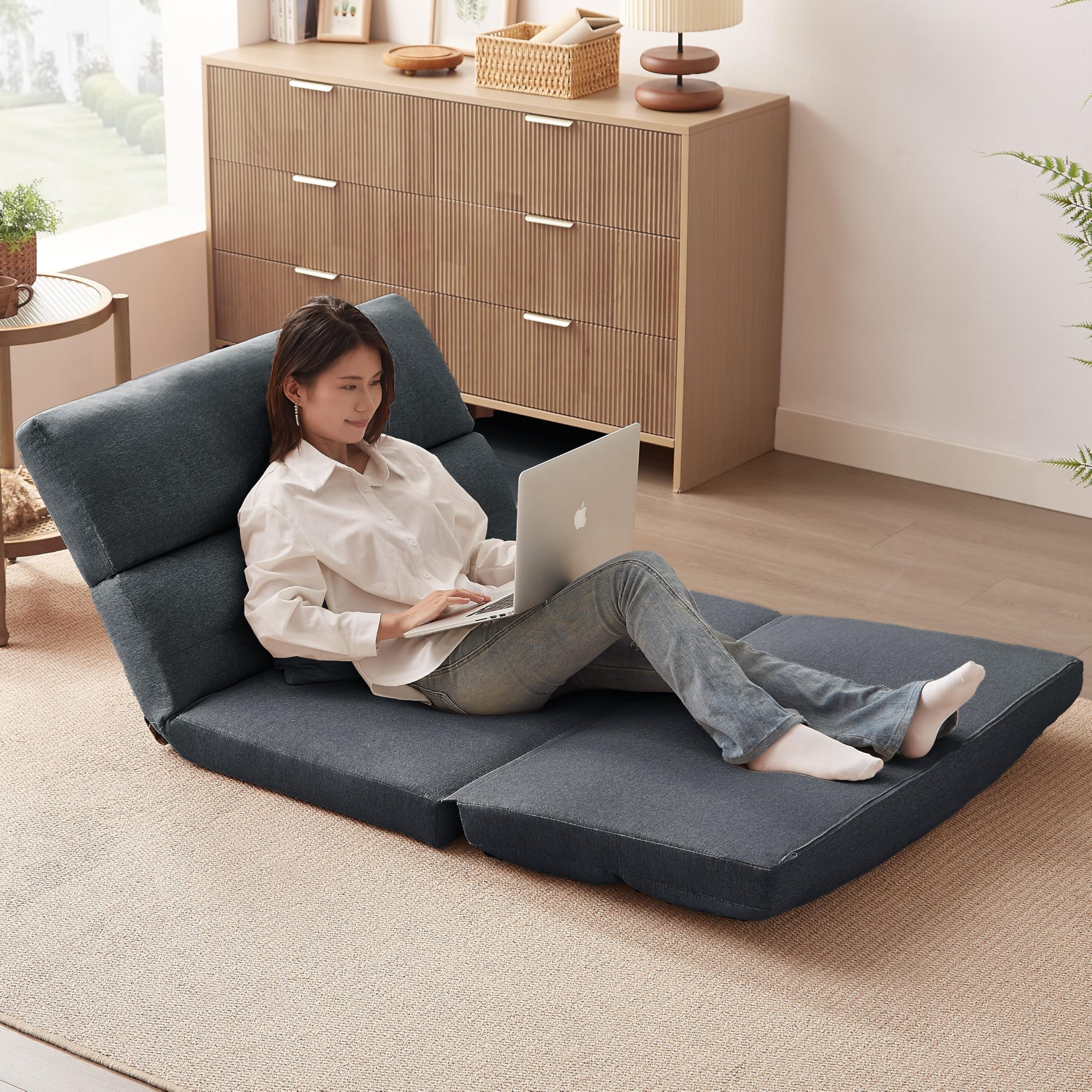 Amazon｜Kozomyer ソファーベッド ローソファー ソファ 折りたたみ