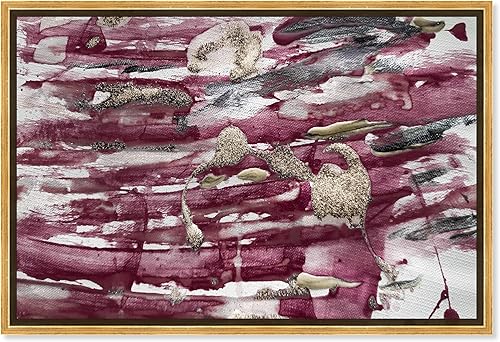 The Oliver Gal Artist Co. Lienzo abstracto moderno para pared, sorbos de vino, sala de estar, dormitorio y baño, decoración del hogar, 36 x 24